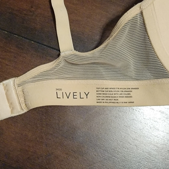 Lively Beige 34DD Bra - Picture 4 of 4
